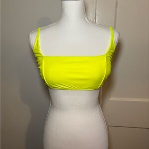 Neon Yellow Swimsuit Top